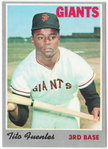 1970 Topps Baseball #42 Tito Fuentes