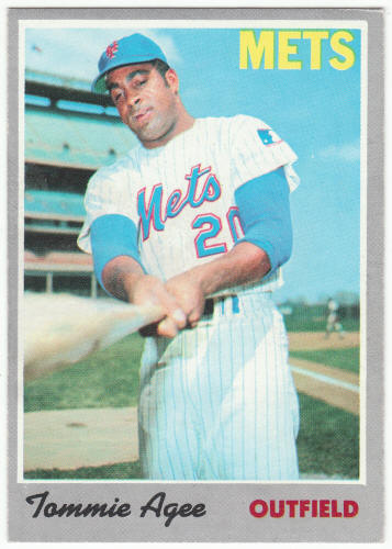 1970 Topps Baseball #50 Tommie Agee