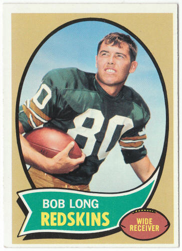1970 Topps Football #53 Bob Long Rookie Card