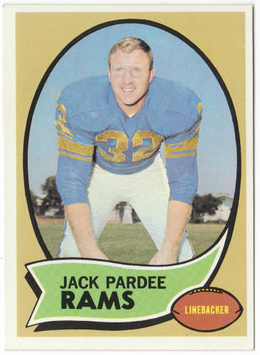 1970 Topps Football #68 Jack Pardee