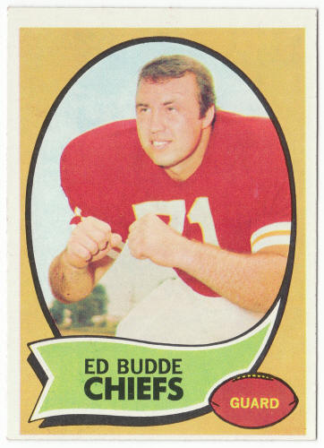 1970 Topps Football #77 Ed Budde