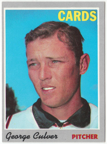 1970 Topps Baseball #92 George Culver
