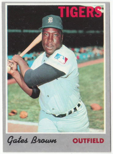 1970 Topps Baseball #98 Gates Brown