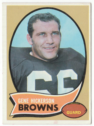 1970 Topps Football #233 Gene Hickerson front