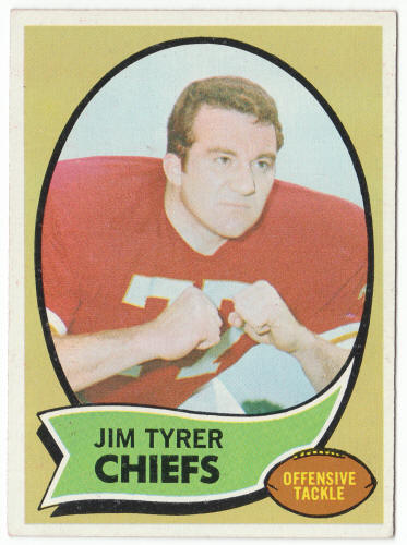 1970 Topps Football #263 Jim Tyrer front