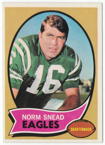1970 Topps Football #115 Norm Snead front