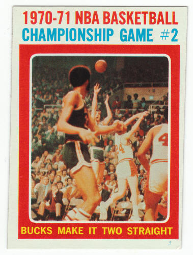 1971-72 Topps #134 Championship Game 2 Lew Alcindor
