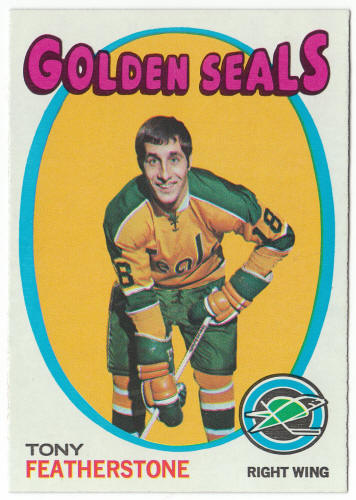 1971-72 Topps Hockey #106 Tony Featherstone Rookie Card