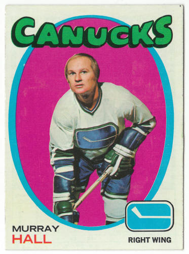 1971-72 Topps Hockey Card #109 Murray Hall