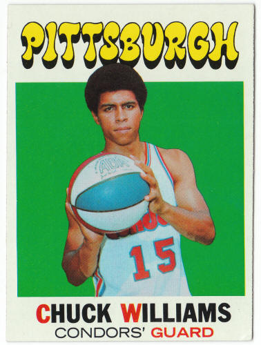 1971-72 Topps Basketball #218 Chuck Williams