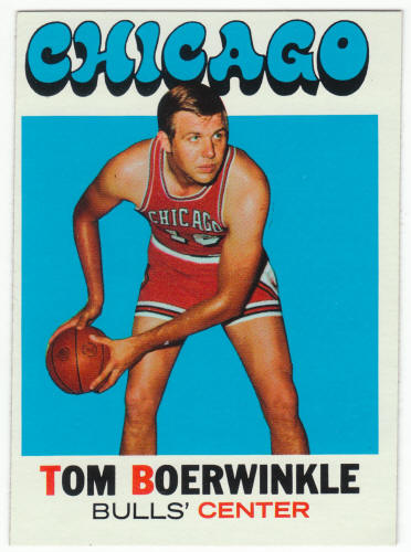 1971-72 Topps Basketball #15 Tom Boerwinkle