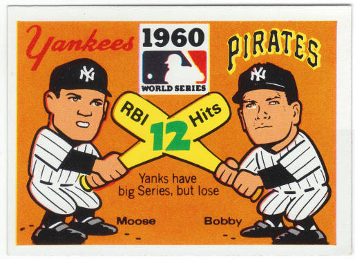 1971 Fleer 1960 World Series Card #58 Skowron Richardson