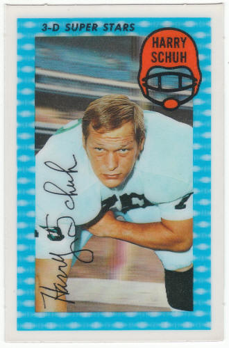 1971 Kelloggs Football #20 Harry Schuh