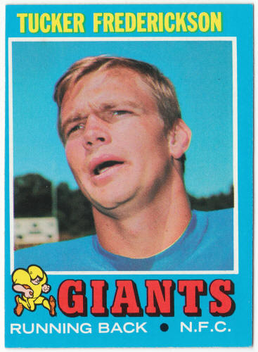1971 Topps Football #101 Tucker Frederickson