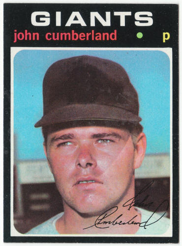 1971 Topps Baseball #108 John Cumberland