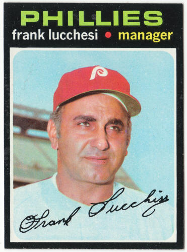 1971 Topps Baseball #119 Frank Lucchesi MG