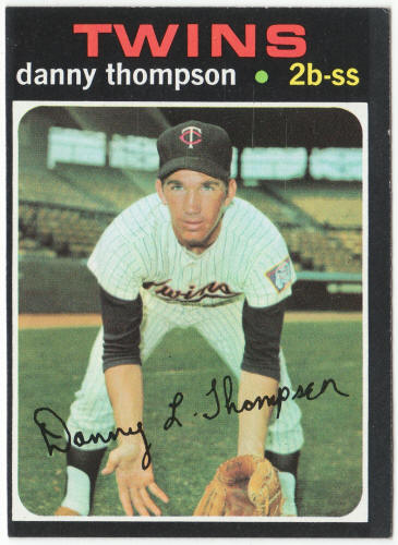 1971 Topps Baseball #127 Danny Thompson Rookie Card