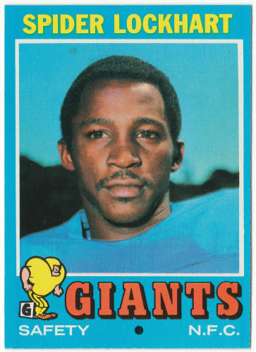 1971 Topps Football #128 Carl Spider Lockhart