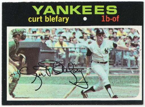 1971 Topps Baseball #131 Curt Blefary