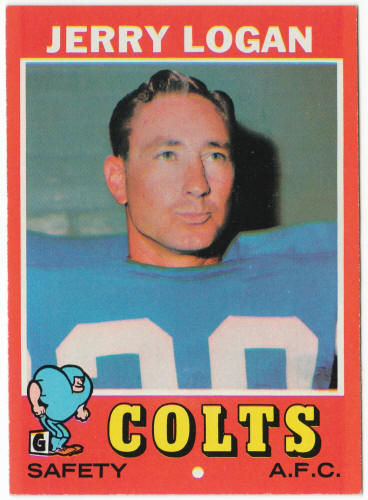 1971 Topps Football #134 Jerry Logan
