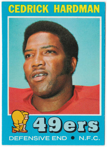 1971 Topps Football #149 Cedrick Hardman Rookie Card