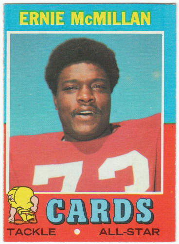 1971 Topps Football #161 Ernie McMillan