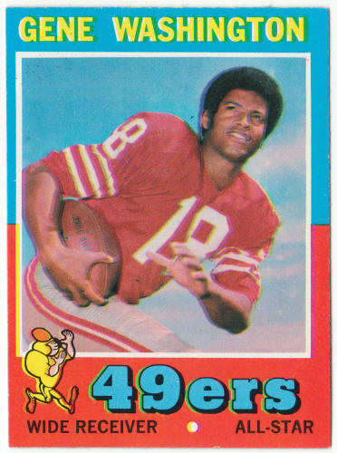 1971 Topps Football #165 Gene Washington