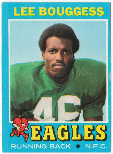 1971 Topps Football #194 Lee Bouggess Rookie Card