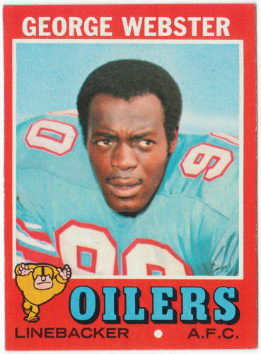 1971 Topps Football #197 George Webster