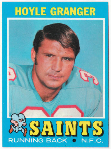 1971 Topps Football #198 Hoyle Granger