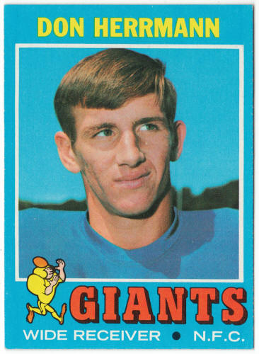 1971 Topps Football #222 Don Herrmann