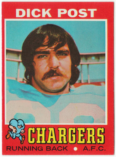 1971 Topps Football #229 Dick Post