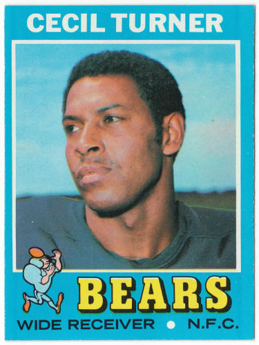 1971 Topps Football #234 Cecil Turner Rookie Card