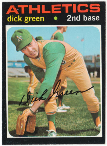 1971 Topps Baseball #258 Dick Green