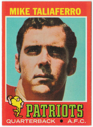 1971 Topps Football #259 Mike Taliaferro