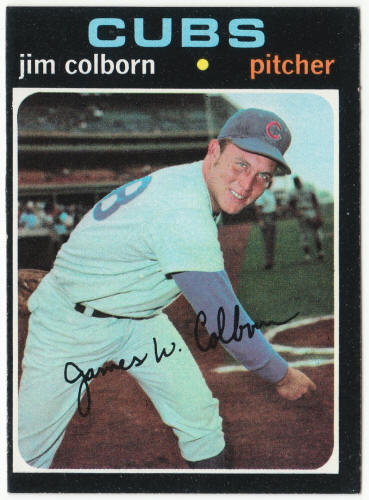 1971 Topps Baseball #38 Jim Colborn Rookie Card