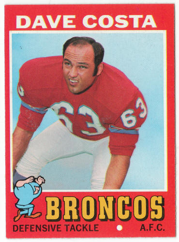 1971 Topps #164 Dave Costa front