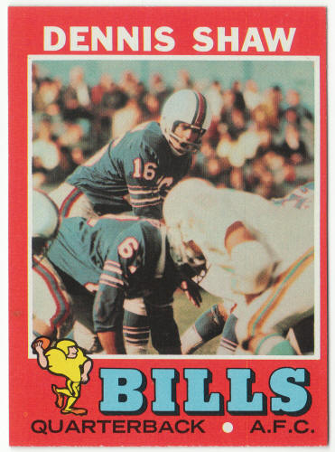 1971 Topps #235 Dennis Shaw Rookie Card front