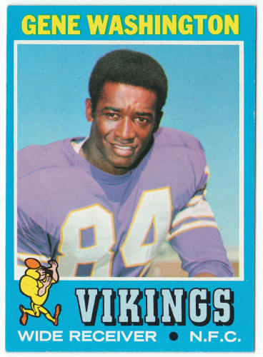 1971 Topps Football #130 Gene Washington front