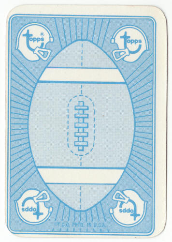 1971 Topps Football Insert Card 23 Jerry LeVias back
