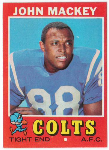 1971 Topps Football #175 John Mackey front