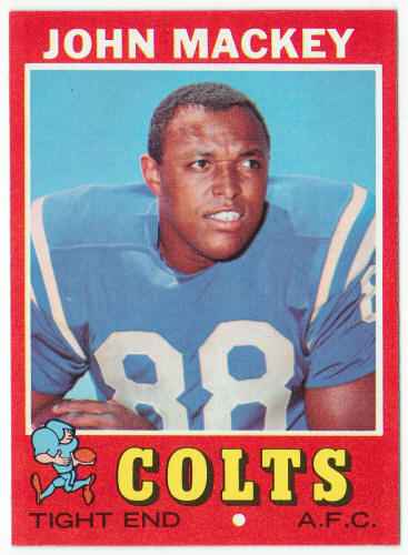 1971 Topps Football #175 John Mackey front
