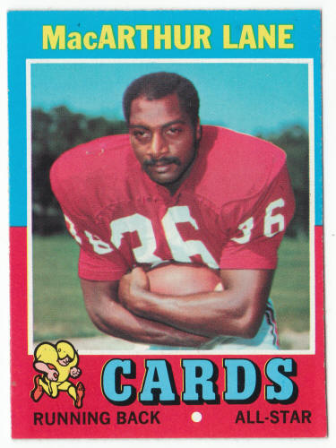 1971 Topps #135 MacArthur Lane Rookie Card front
