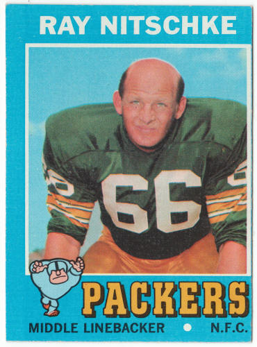 1971 Topps Football #133 Ray Nitschke
