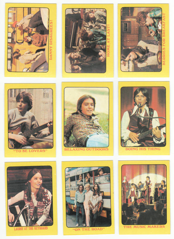 1972 A&BC Partridge Family Cards
