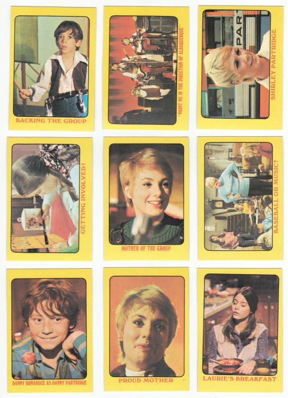 1972 A&BC Partridge Family Cards