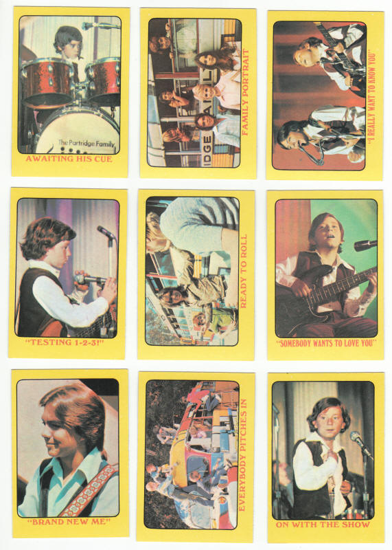 1972 A&BC Partridge Family Cards