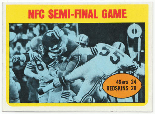 1972 Topps #136 NFC Semi-Final Game