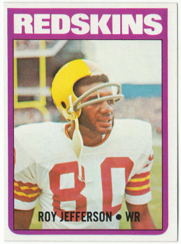 1972 Topps Football #142 Roy Jefferson