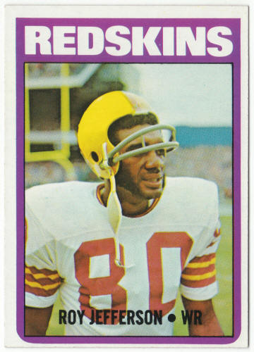 1972 Topps Football #142 Roy Jefferson